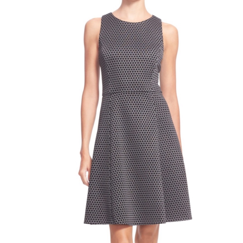 Theory Black And White Sleeveless Midi Dress